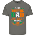 Irish Dad Funny St. Patrick's Day Father's Mens Cotton T-Shirt Tee Top Charcoal
