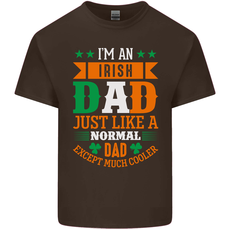 Irish Dad Funny St. Patrick's Day Father's Mens Cotton T-Shirt Tee Top Dark Chocolate
