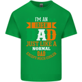Irish Dad Funny St. Patrick's Day Father's Mens Cotton T-Shirt Tee Top Irish Green