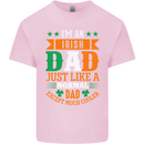 Irish Dad Funny St. Patrick's Day Father's Mens Cotton T-Shirt Tee Top Light Pink