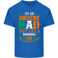 Irish Dad Funny St. Patrick's Day Father's Mens Cotton T-Shirt Tee Top Royal Blue