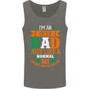 Irish Dad Funny St. Patrick's Day Father's Mens Vest Tank Top Charcoal