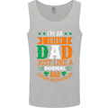 Irish Dad Funny St. Patrick's Day Father's Mens Vest Tank Top Sports Grey