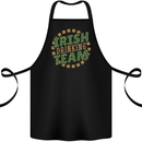 Irish Drinking Team Funny St. Patricks Day Cotton Apron 100% Organic Black