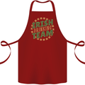 Irish Drinking Team Funny St. Patricks Day Cotton Apron 100% Organic Maroon