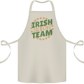 Irish Drinking Team Funny St. Patricks Day Cotton Apron 100% Organic Natural