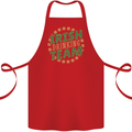 Irish Drinking Team Funny St. Patricks Day Cotton Apron 100% Organic Red