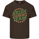 Irish Drinking Team Funny St. Patricks Day Kids T-Shirt Childrens Chocolate