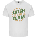 Irish Drinking Team Funny St. Patricks Day Kids T-Shirt Childrens White