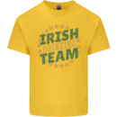 Irish Drinking Team Funny St. Patricks Day Kids T-Shirt Childrens Yellow