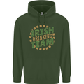 Irish Drinking Team Funny St. Patricks Day Mens 80% Cotton Hoodie Forest Green