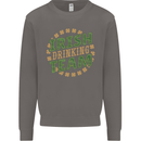 Irish Drinking Team Funny St. Patricks Day Mens Sweatshirt Jumper Charcoal