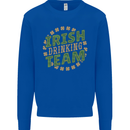 Irish Drinking Team Funny St. Patricks Day Mens Sweatshirt Jumper Royal Blue