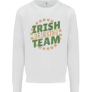 Irish Drinking Team Funny St. Patricks Day Mens Sweatshirt Jumper White