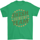 Irish Drinking Team Funny St. Patricks Day Mens T-Shirt Cotton Gildan Irish Green