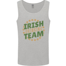 Irish Drinking Team Funny St. Patricks Day Mens Vest Tank Top Sports Grey