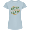 Irish Drinking Team Funny St. Patricks Day Womens Petite Cut T-Shirt Light Blue