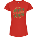 Irish Drinking Team Funny St. Patricks Day Womens Petite Cut T-Shirt Red