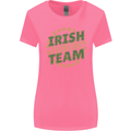 Irish Drinking Team Funny St. Patricks Day Womens Wider Cut T-Shirt Azalea