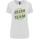 Irish Drinking Team Funny St. Patricks Day Womens Wider Cut T-Shirt White