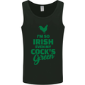 Irish Even My Cock's Green St Patricks Day Mens Vest Tank Top Black