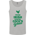 Irish Even My Cock's Green St Patricks Day Mens Vest Tank Top Sports Grey
