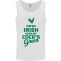 Irish Even My Cock's Green St Patricks Day Mens Vest Tank Top White