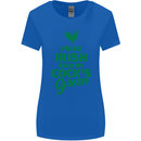 Irish Even My Cock's Green St Patricks Day Womens Wider Cut T-Shirt Royal Blue