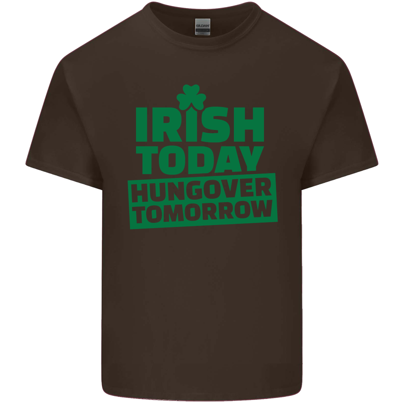 Irish Hungover Tomorrow St. Patrick's Day Kids T-Shirt Childrens Chocolate