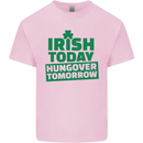 Irish Hungover Tomorrow St. Patrick's Day Kids T-Shirt Childrens Light Pink