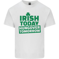 Irish Hungover Tomorrow St. Patrick's Day Kids T-Shirt Childrens White