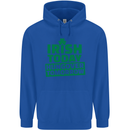 Irish Hungover Tomorrow St. Patrick's Day Mens 80% Cotton Hoodie Royal Blue