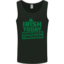 Irish Hungover Tomorrow St. Patrick's Day Mens Vest Tank Top Black