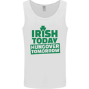 Irish Hungover Tomorrow St. Patrick's Day Mens Vest Tank Top White