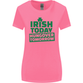 Irish Hungover Tomorrow St. Patrick's Day Womens Wider Cut T-Shirt Azalea