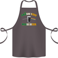 Irish You Were Beer St. Patrick's Day Beer Cotton Apron 100% Organic Dark Grey