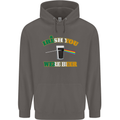 Irish You Were Beer St. Patrick's Day Beer Mens 80% Cotton Hoodie Charcoal