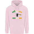 Irish You Were Beer St. Patrick's Day Beer Mens 80% Cotton Hoodie Light Pink