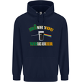 Irish You Were Beer St. Patrick's Day Beer Mens 80% Cotton Hoodie Navy Blue