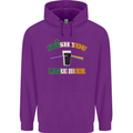 Irish You Were Beer St. Patrick's Day Beer Mens 80% Cotton Hoodie Purple
