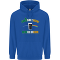 Irish You Were Beer St. Patrick's Day Beer Mens 80% Cotton Hoodie Royal Blue