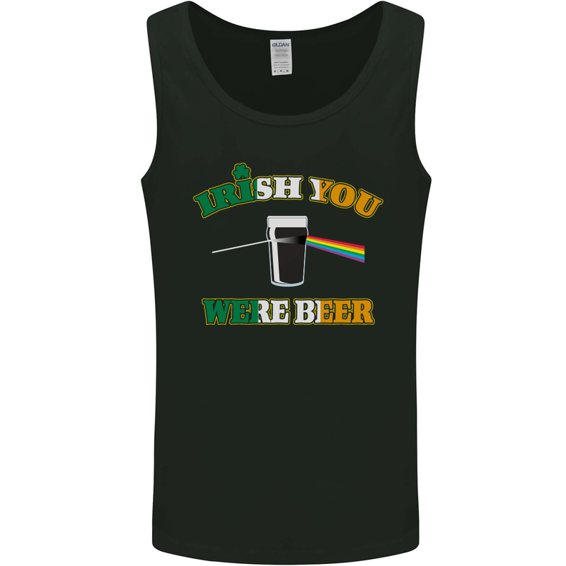 Irish You Were Beer St. Patrick's Day Beer Mens Vest Tank Top Black