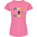 Irish You Were Beer St. Patrick's Day Beer Womens Petite Cut T-Shirt Azalea