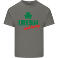 Irish and Horny St. Patrick's Day Kids T-Shirt Childrens Charcoal