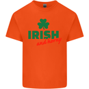 Irish and Horny St. Patrick's Day Kids T-Shirt Childrens Orange