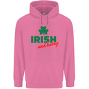 Irish and Horny St. Patrick's Day Mens 80% Cotton Hoodie Azelea