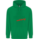 Irish and Horny St. Patrick's Day Mens 80% Cotton Hoodie Irish Green