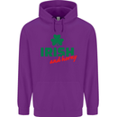 Irish and Horny St. Patrick's Day Mens 80% Cotton Hoodie Purple