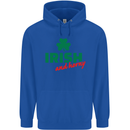 Irish and Horny St. Patrick's Day Mens 80% Cotton Hoodie Royal Blue