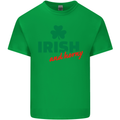 Irish and Horny St. Patrick's Day Mens Cotton T-Shirt Tee Top Irish Green